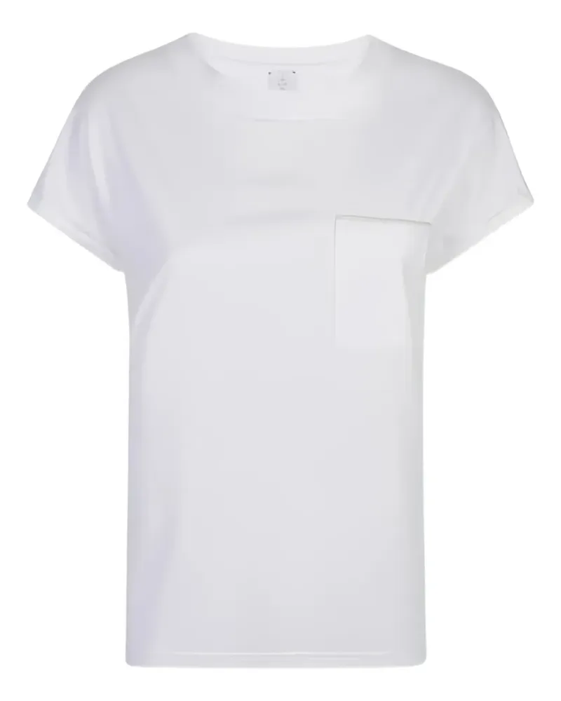 Eleventy T-Shirt mit aufgesetzter Tasche - Weiß Weiß