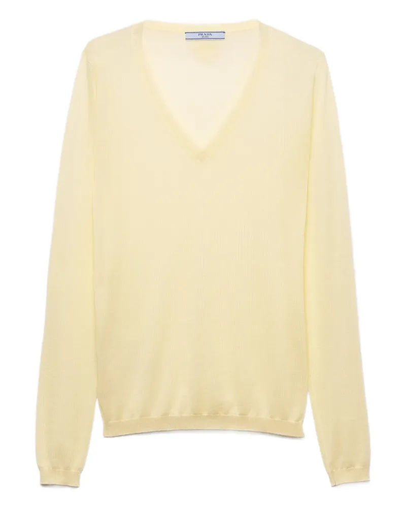 Prada long-sleeve sweater - Gelb Gelb
