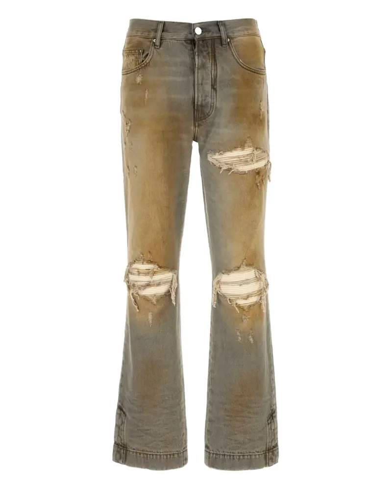 Amiri distressed denim jeans - Grau Grau