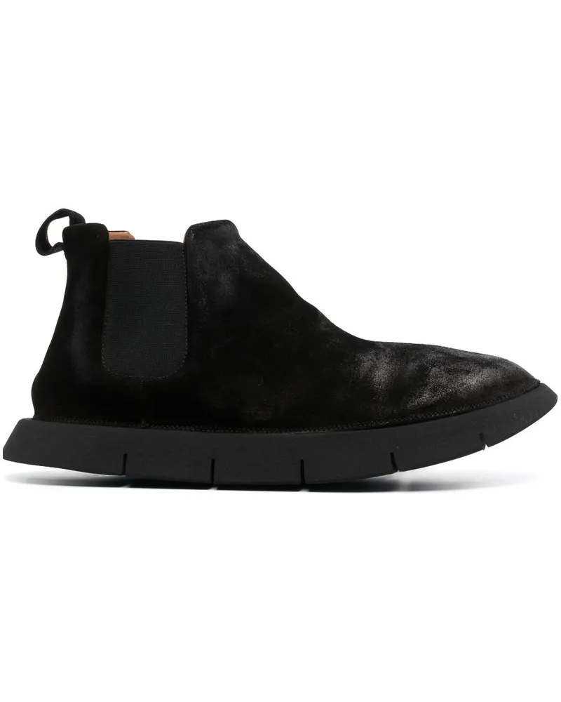 Marsèll Knöchelhohe Wildlederstiefel - Schwarz Schwarz