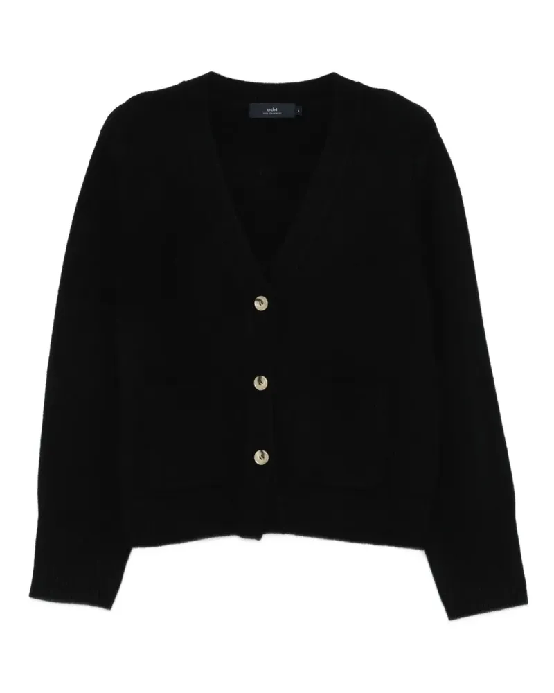 arch4 Cardigan mit Taschendetail - Schwarz Schwarz