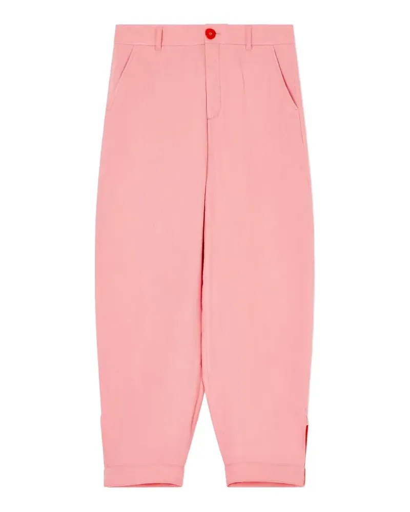 Giorgio Armani button-fastening tapered trousers - Rosa Rosa