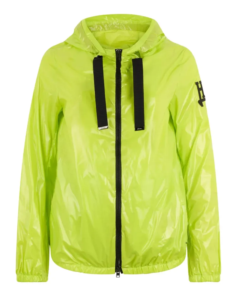 Herno hood zip-fastening jacket - Gelb Gelb