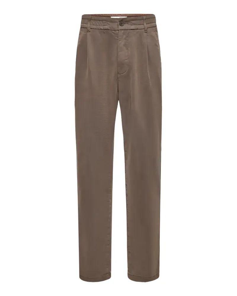 Drykorn Chasy cotton trousers - Braun Braun