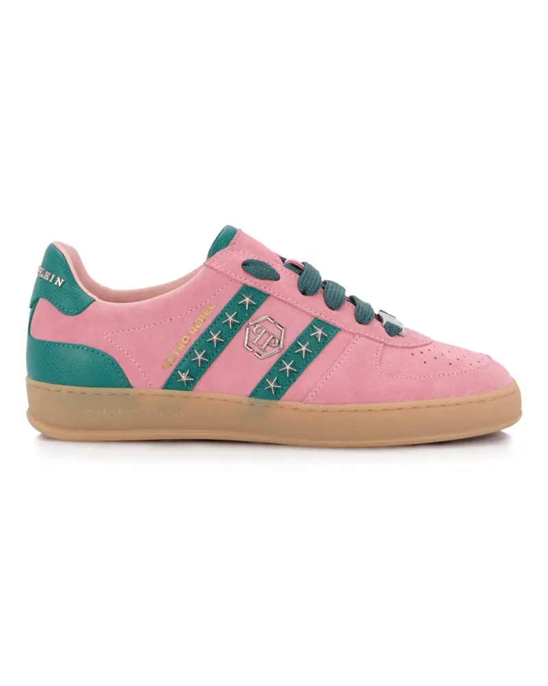 Philipp Plein Retro Rebel studded sneakers - Rosa Rosa