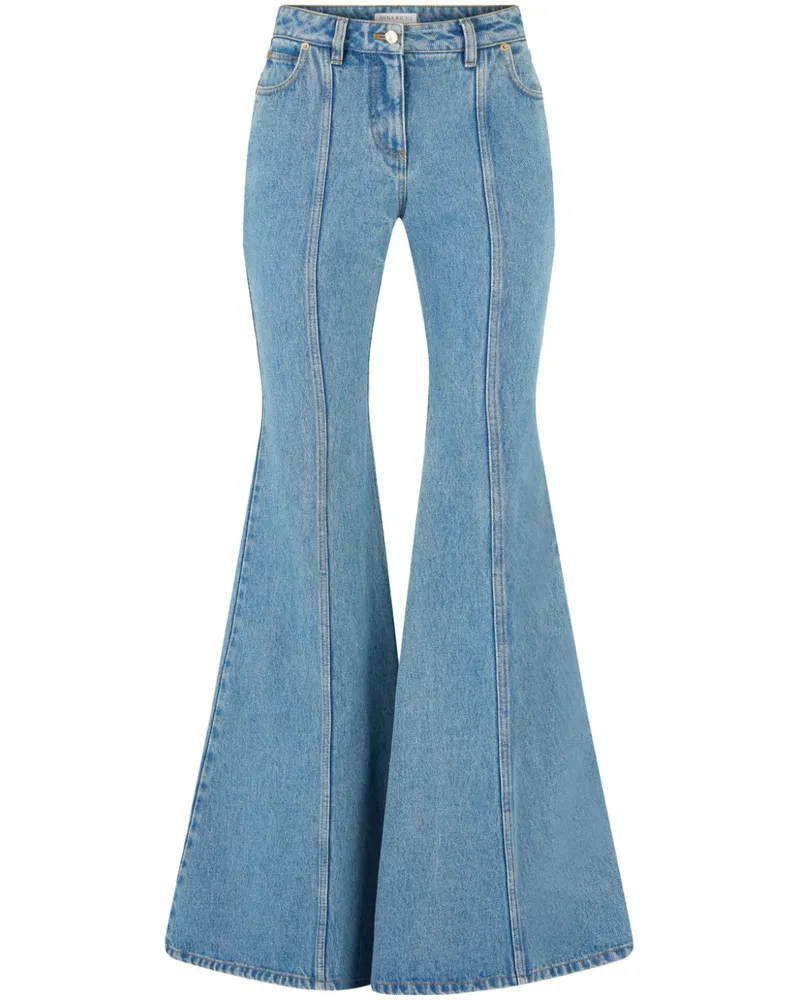 Nina Ricci Ausgestellte Jeans - Blau Blau