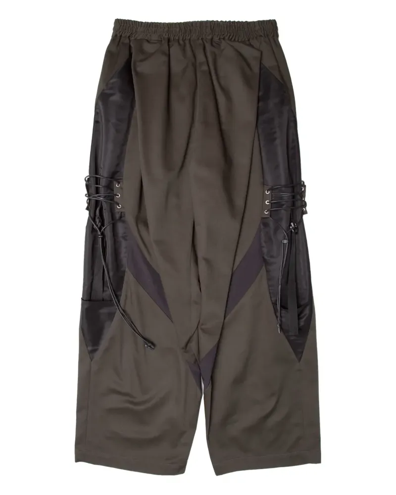 Yoshio Kubo Hose mit Schnürung - Schwarz Schwarz