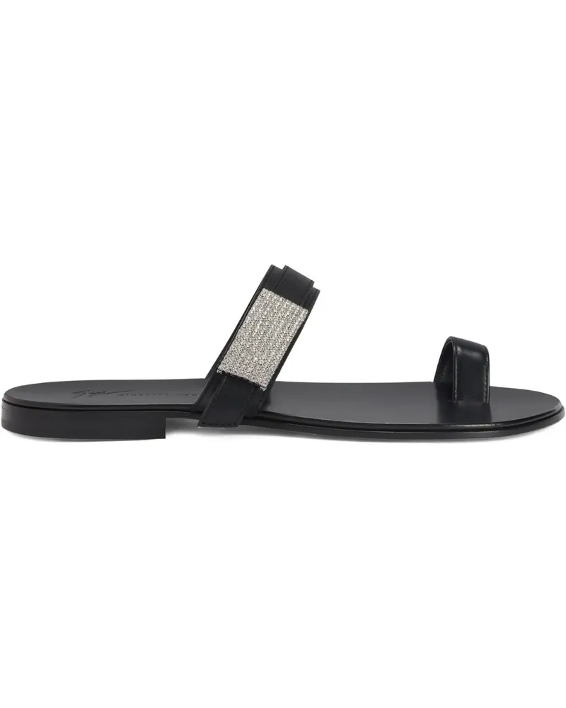Giuseppe Zanotti Flavien Pantoletten - Schwarz Schwarz