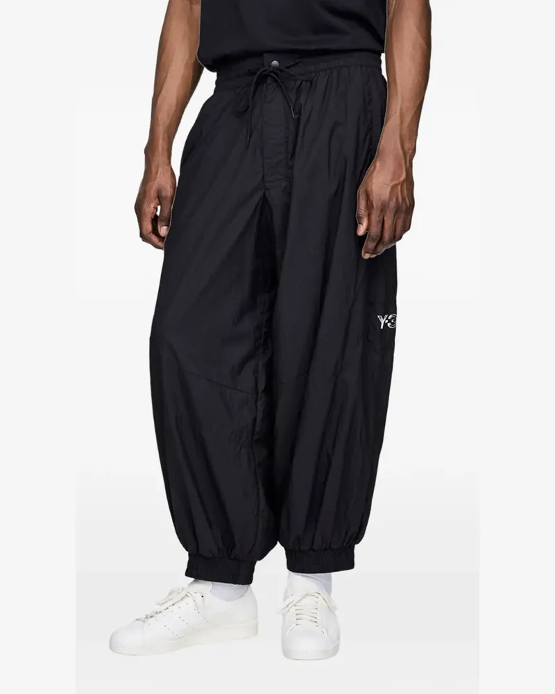 Y-3 Raw Edge 3 Stripes track pants - Schwarz Schwarz