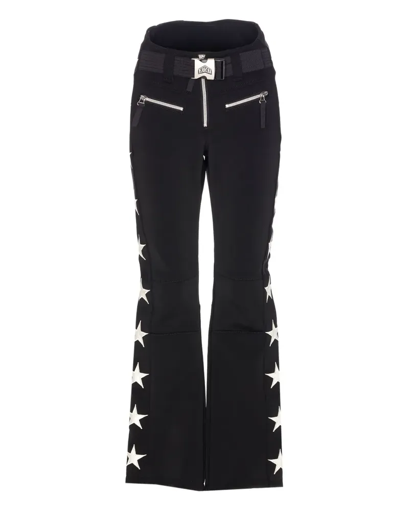 Jet Set Hose mit Sterne-Patch - Schwarz Schwarz