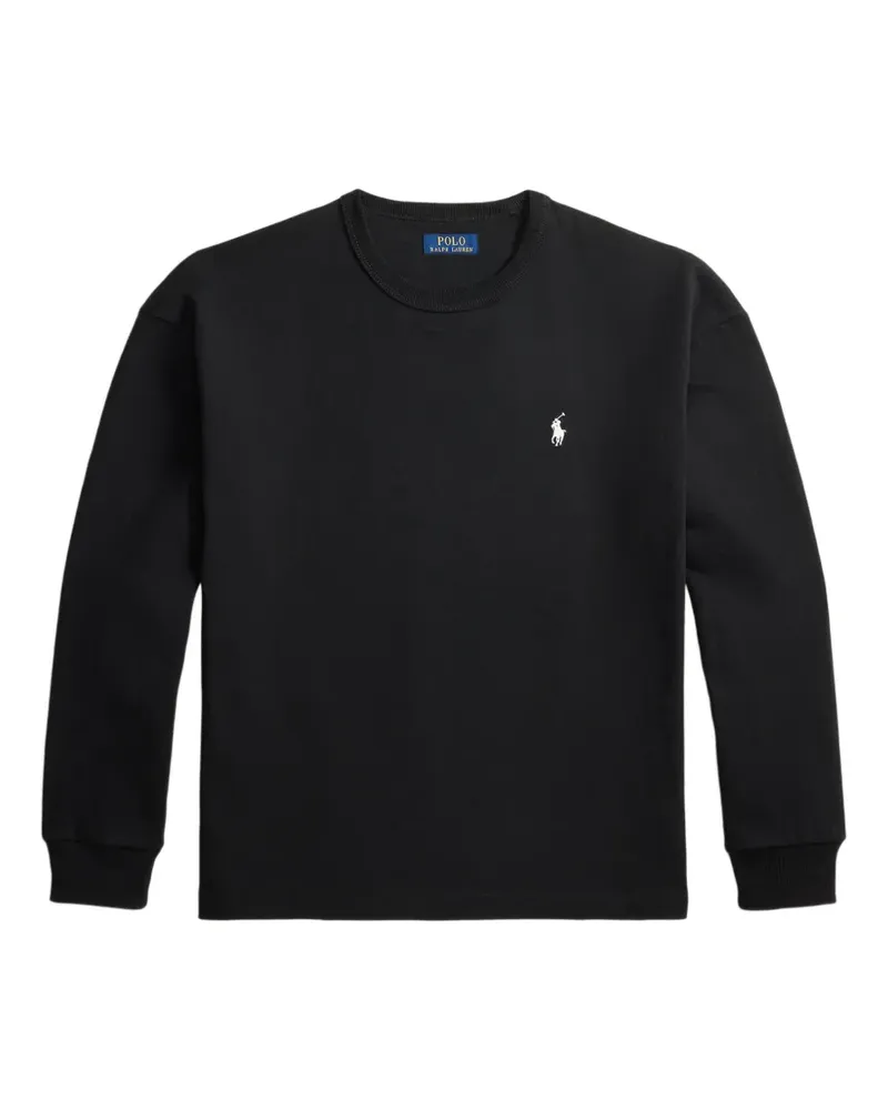 Ralph Lauren Sweatshirt mit Pony-Stickerei - Schwarz Schwarz