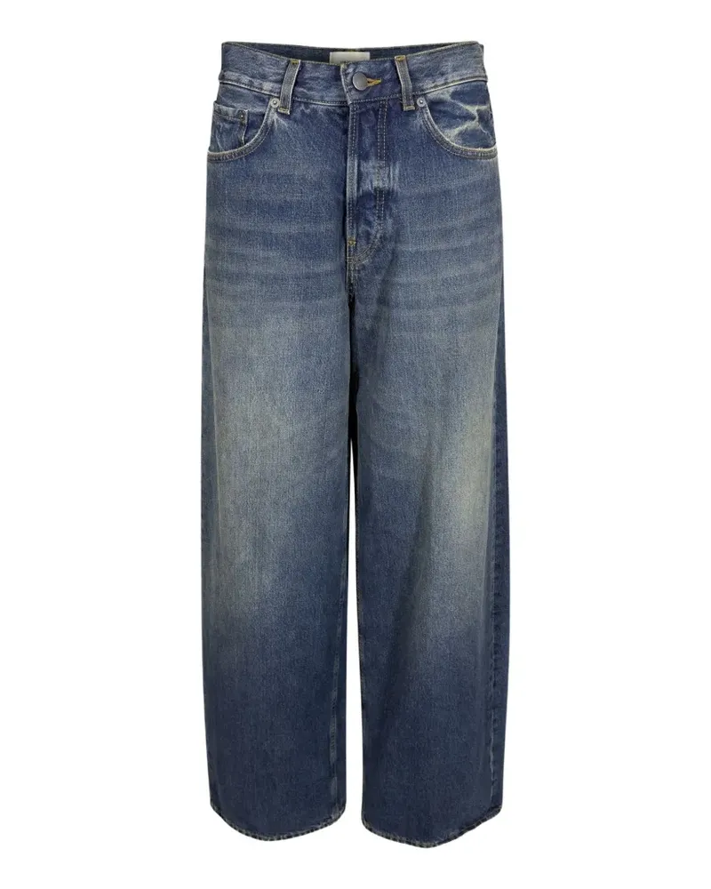 Destin Betania Wide-Leg-Jeans - Blau Blau