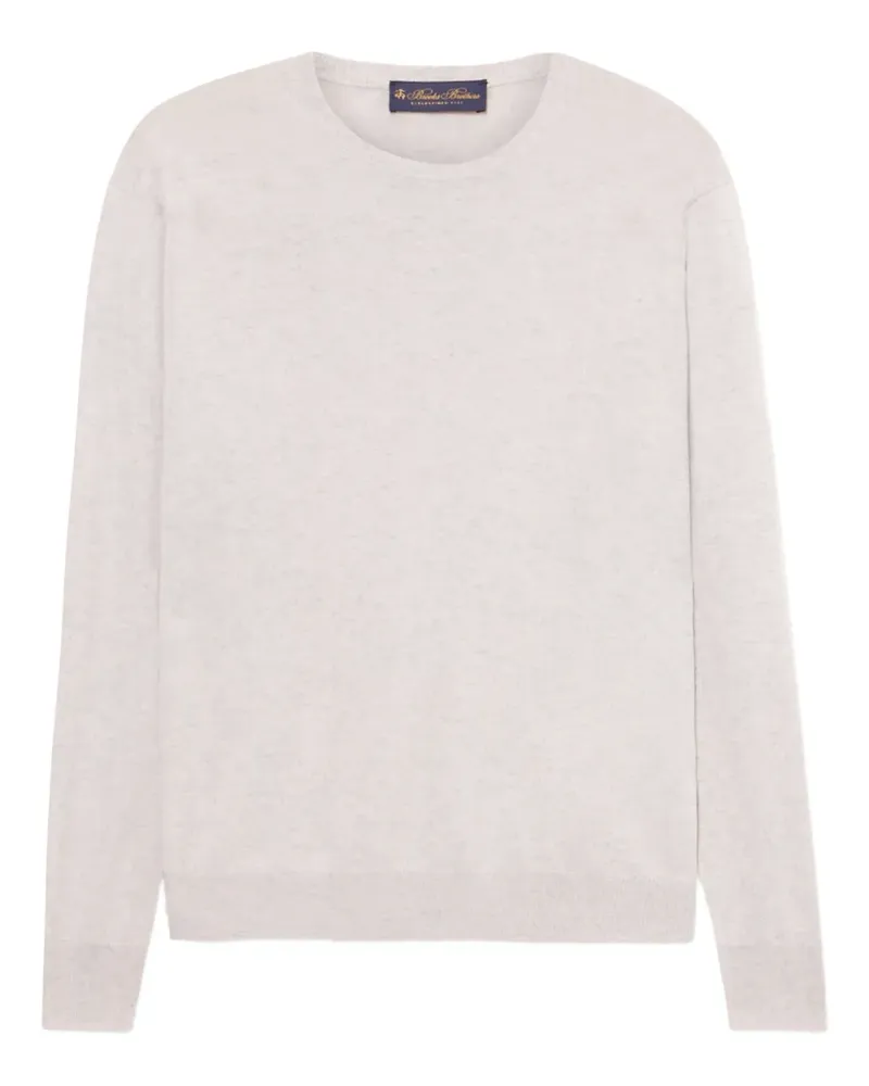 Brooks Brothers Pullover mit Rundhalsausschnitt - Grau Grau