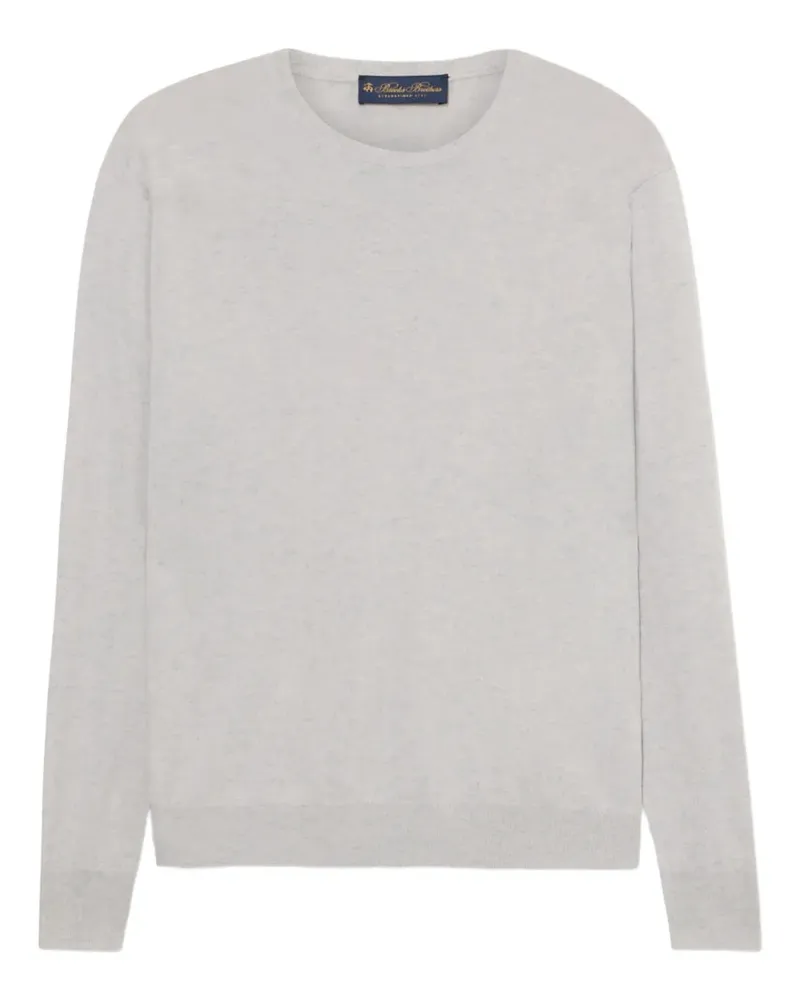 Brooks Brothers Pullover mit Rundhalsausschnitt - Grau Grau