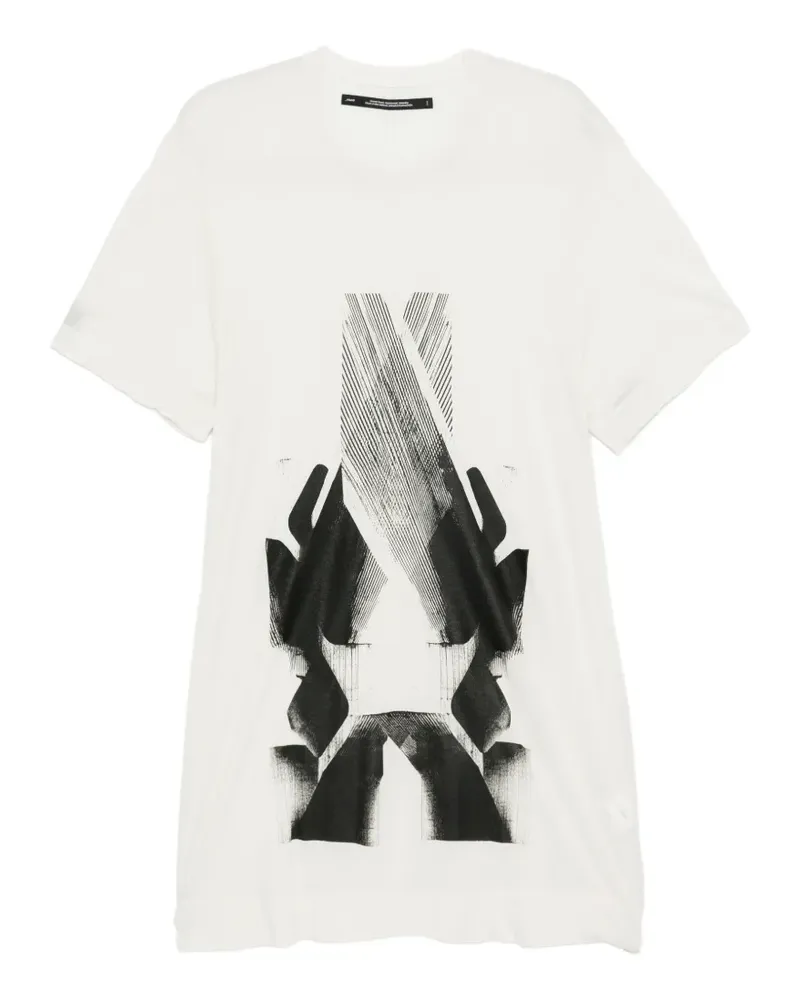 Julius graphic-print T-shirt - Nude Nude