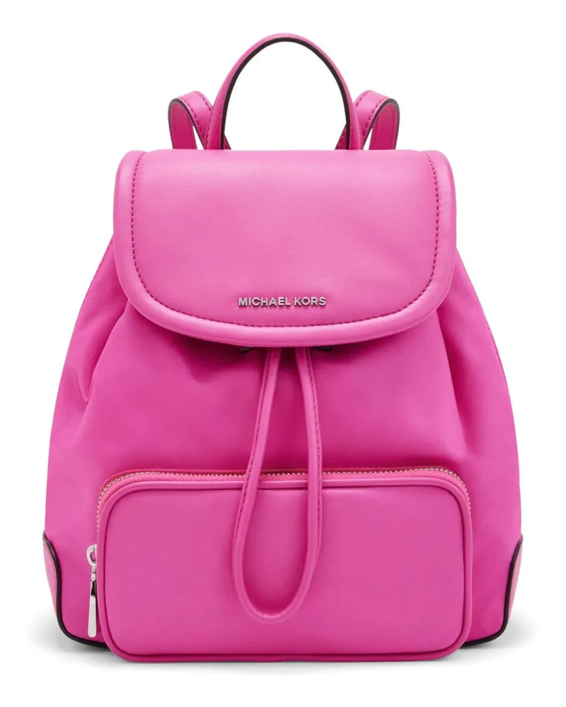 Michael Kors Rucksack mit Logo-Schild Rosa