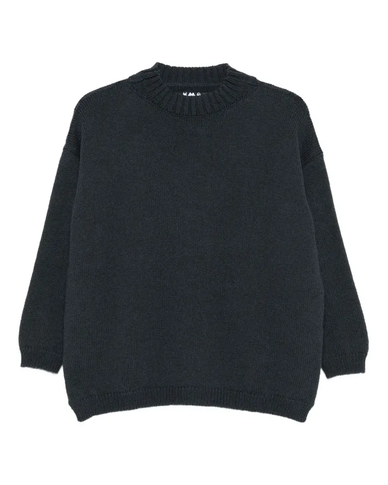 LABO.ART Gerippter Pullover - Schwarz Schwarz