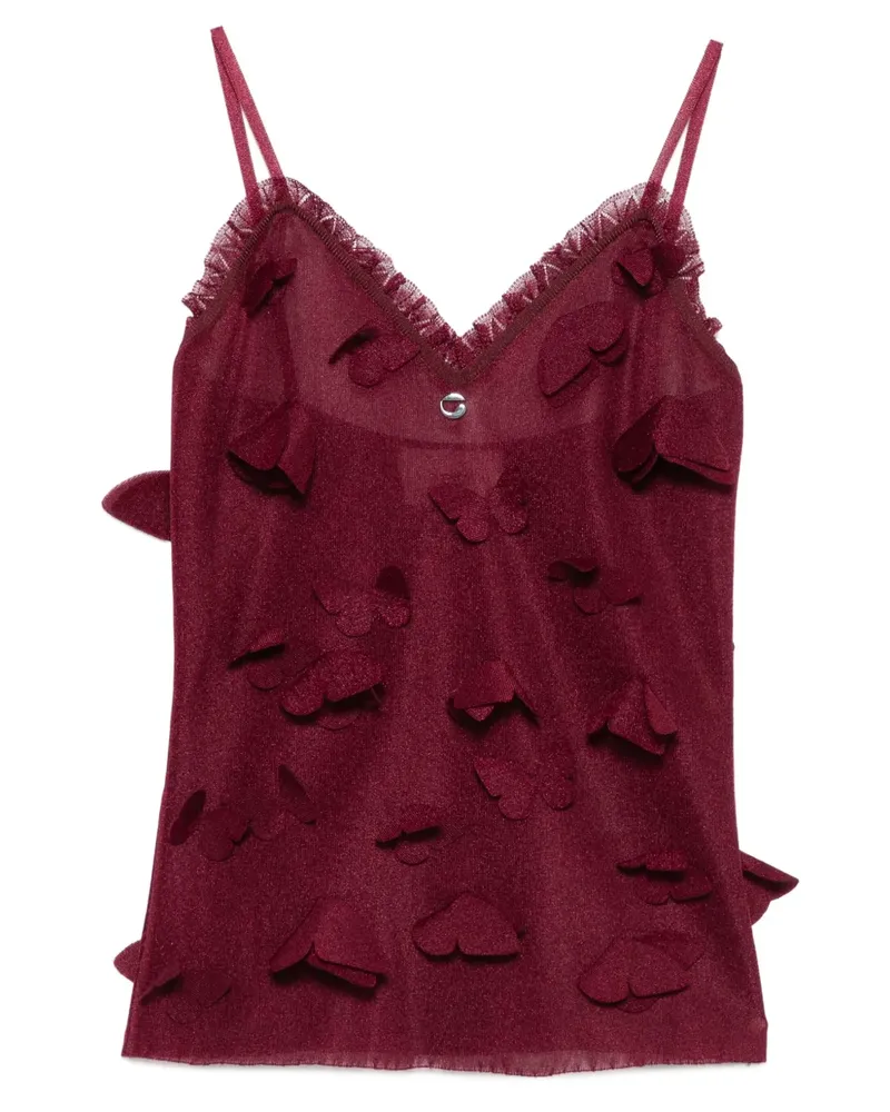 COPERNI Top mit Applikationen - Rot Rot