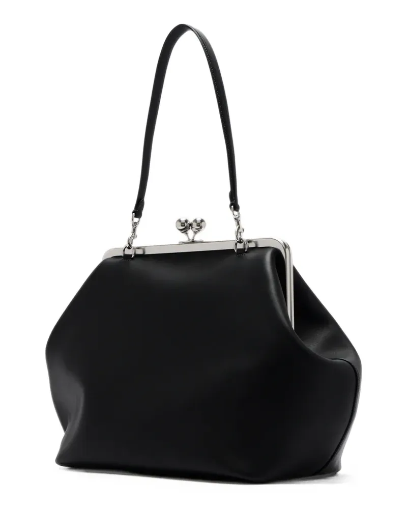 Coach large Kisslock Frame bag - Schwarz Schwarz