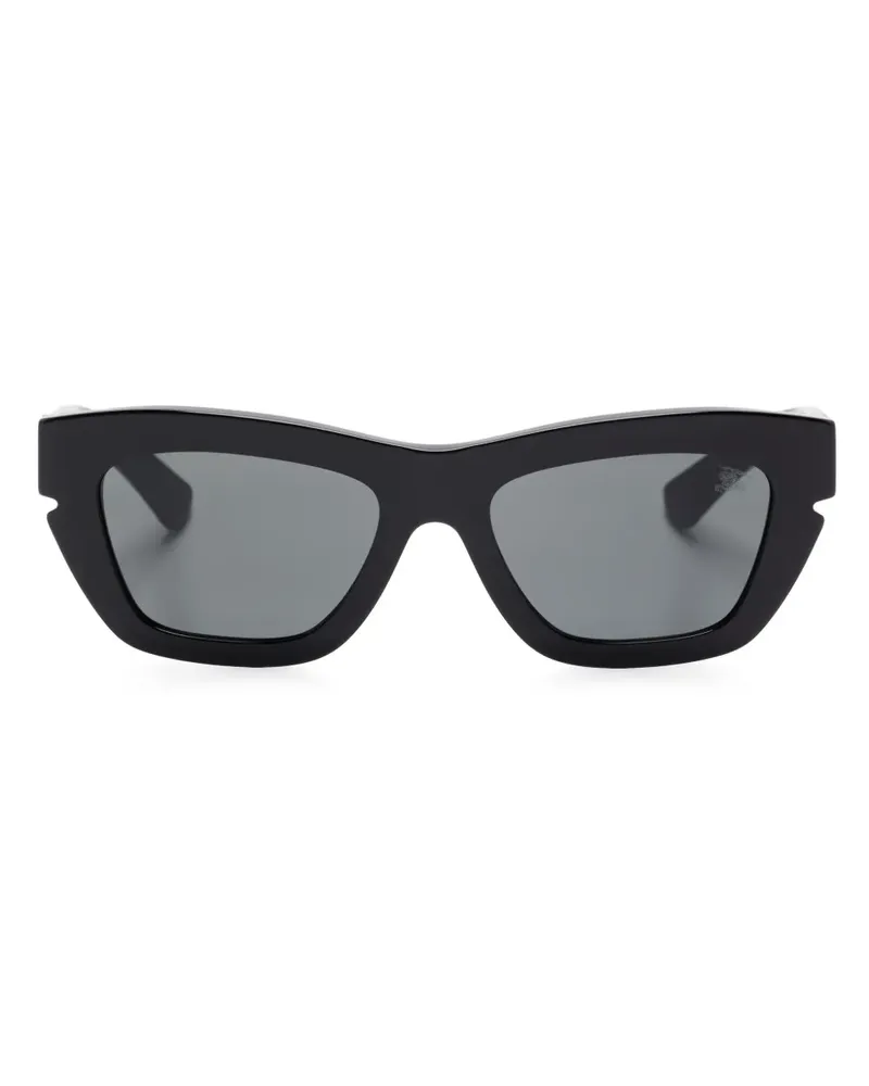 Burberry Sonnenbrille mit eckigem Gestell - Schwarz Schwarz