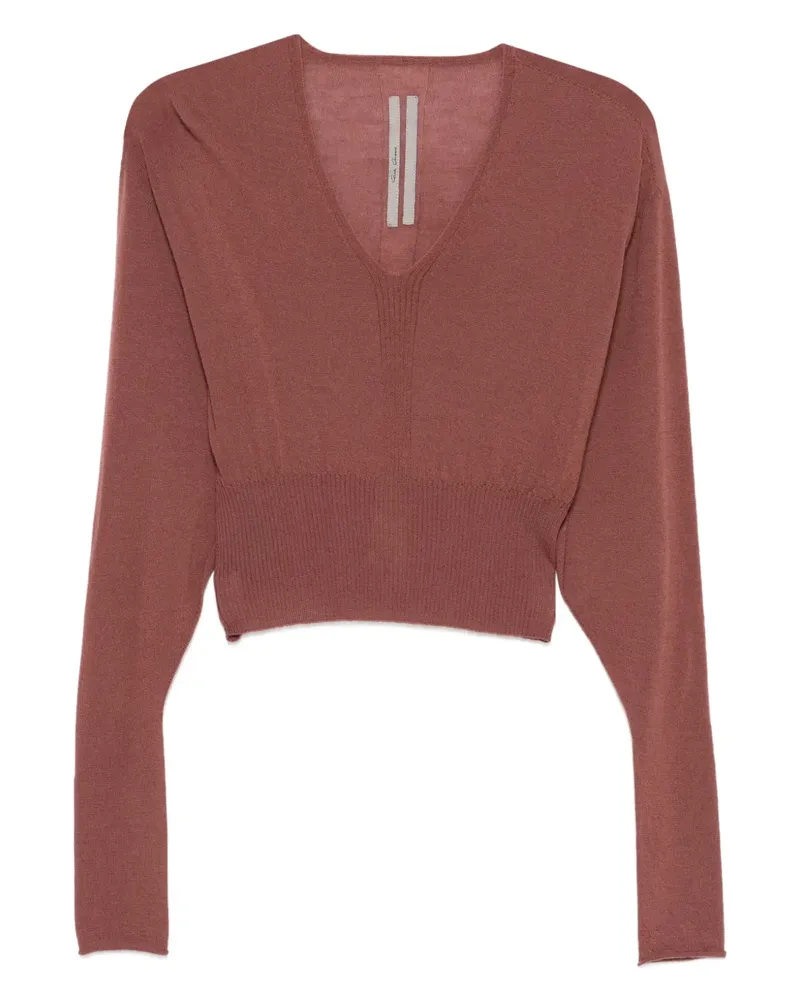 Rick Owens Pullover mit V-Ausschnitt - Rosa Rosa