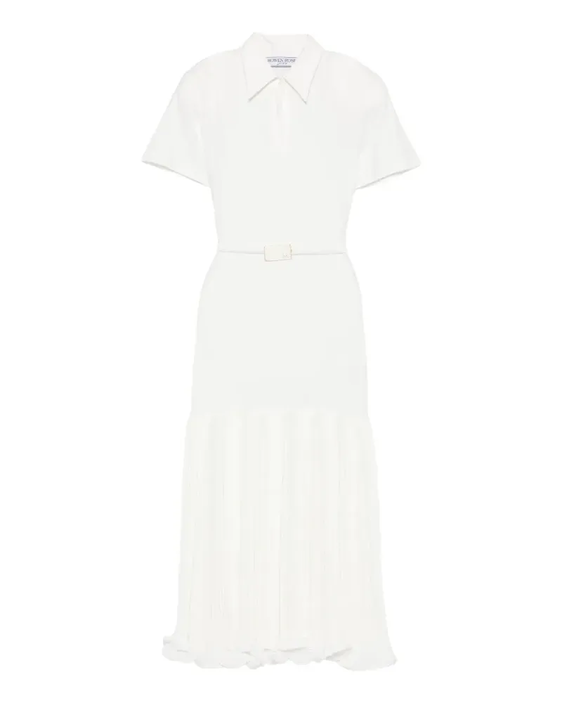Rowen Rose pleated dress - Weiß Weiß