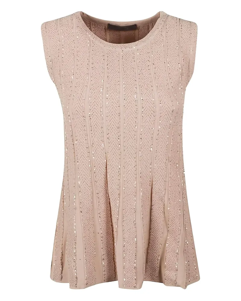 D.EXTERIOR Verziertes Top - Nude Nude