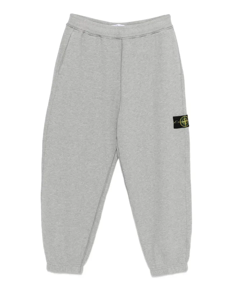 Stone Island logo-patch track pants - Grau Grau