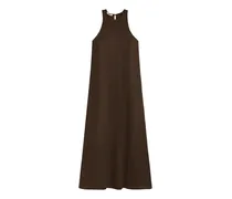Ukara sleeveless linen dress - Braun
