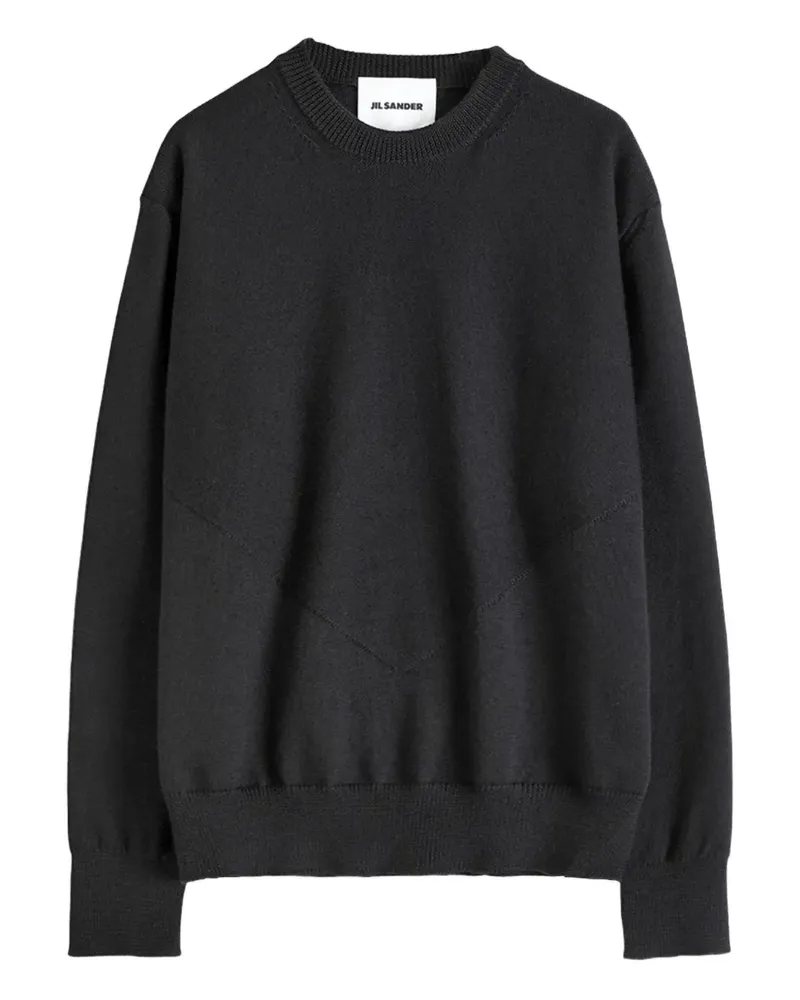 Jil Sander Pullover mit Rundhalsausschnitt - Schwarz Schwarz