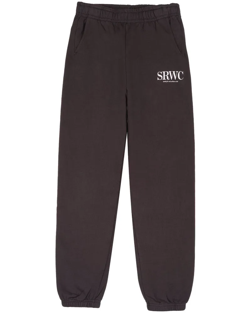 SPORTY & RICH Upper East Side Jogginghose - Schwarz Schwarz