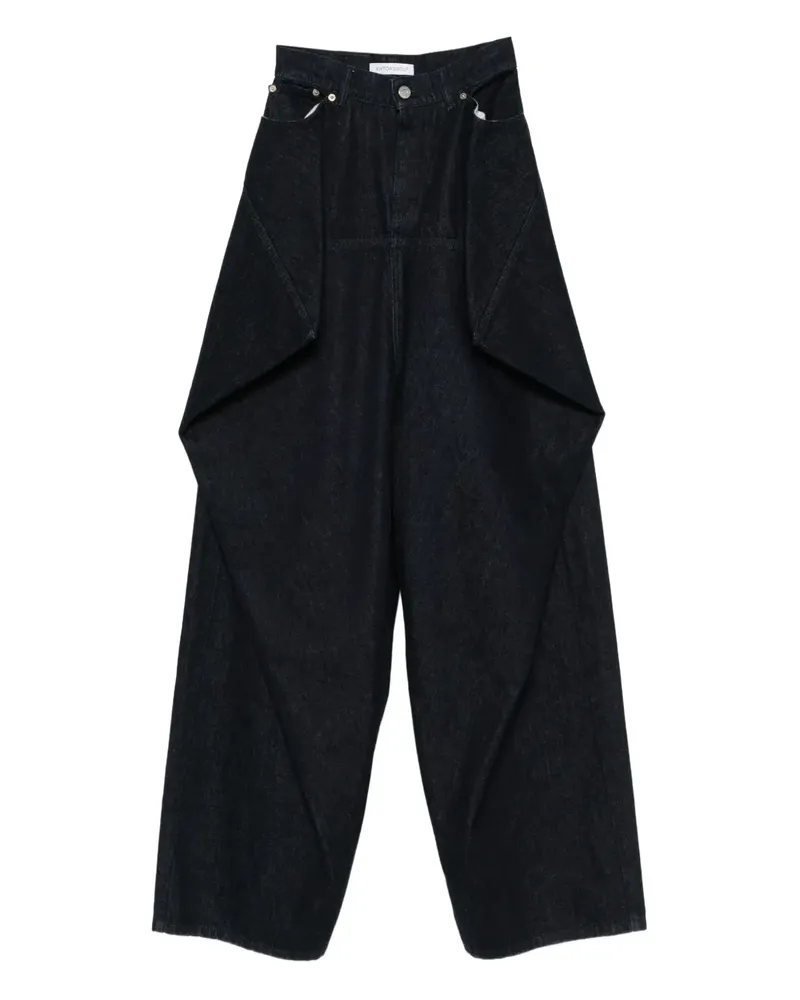 Viktor & Rolf Five-Pocket-Jeans mit Klappeneinsätzen - Blau Blau