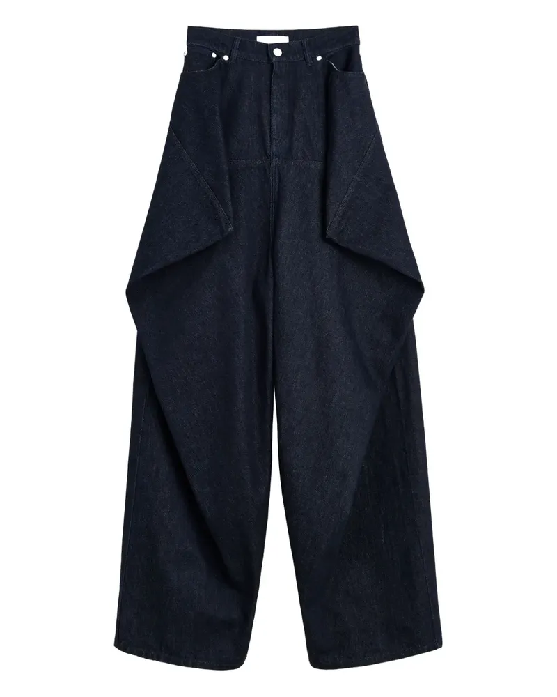 Viktor & Rolf Five-Pocket-Jeans mit Klappeneinsätzen - Blau Blau