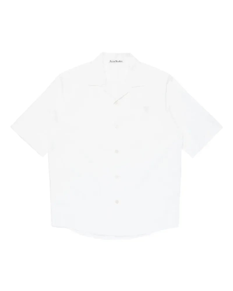 Acne Studios Kurzärmeliges Hemd - Weiß Weiß