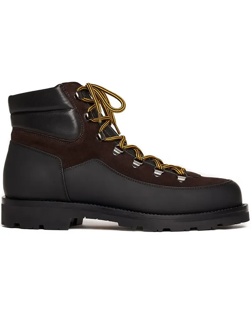 Scarosso Schnürstiefel aus Wildleder - Braun Braun