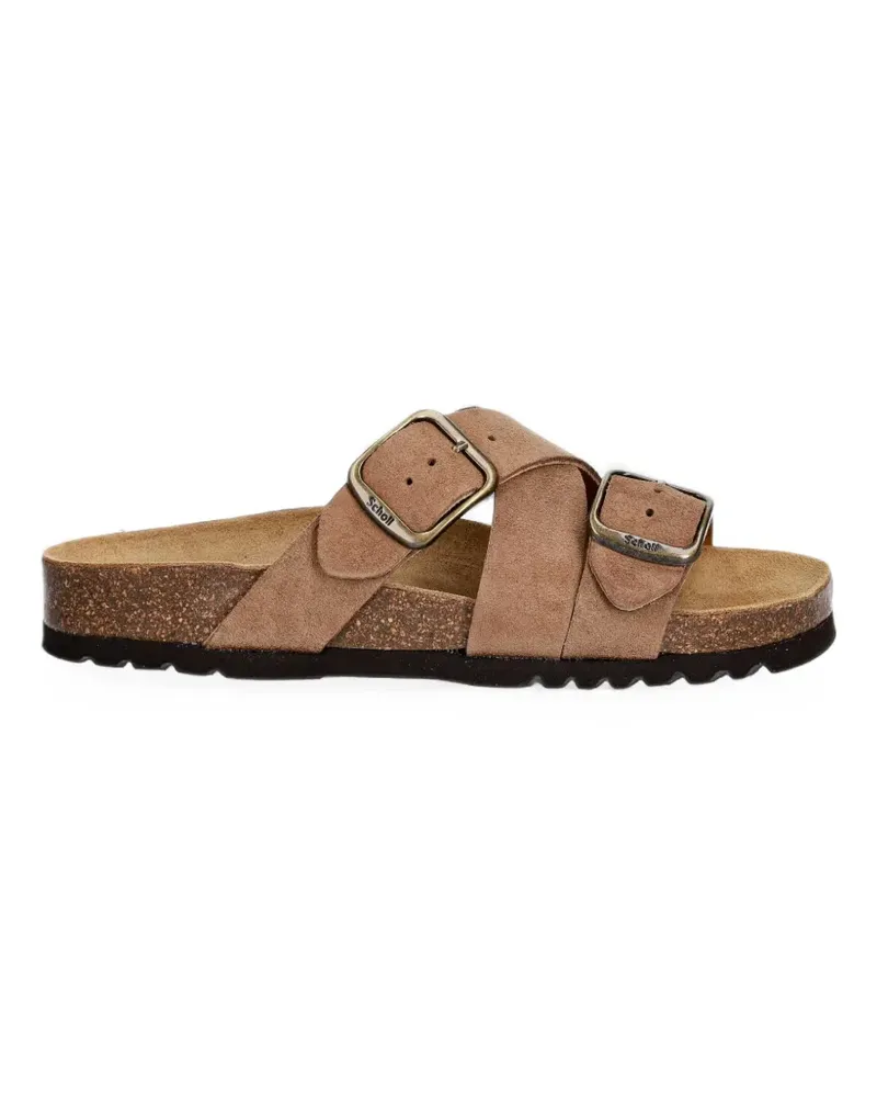 Scholl Sandalen mit Schnallenverschluss - Braun Braun