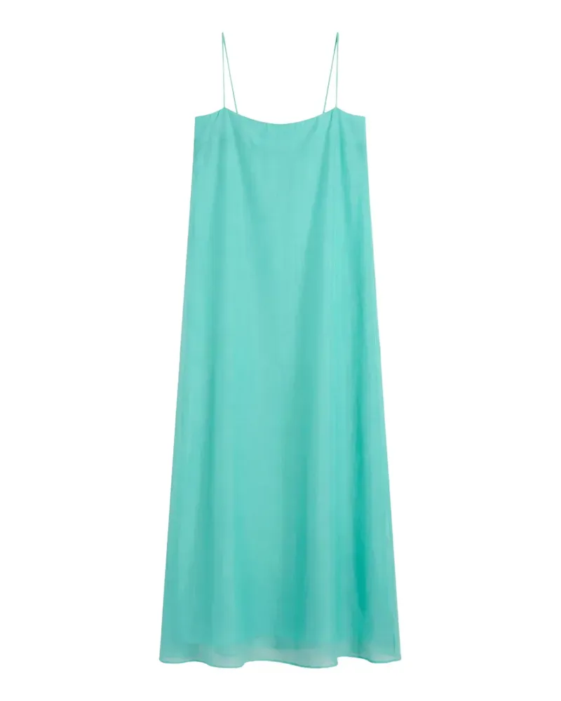 BONDI BORN Capri Maxikleid aus Seide - Blau Blau