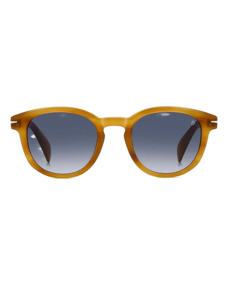 EYEWEAR by DAVID BECKHAM Sonnenbrille mit rundem Gestell - Gelb Gelb