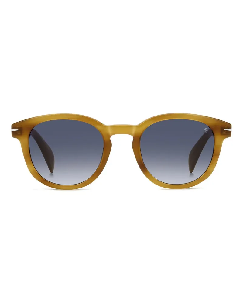 EYEWEAR by DAVID BECKHAM Sonnenbrille mit rundem Gestell - Gelb Gelb
