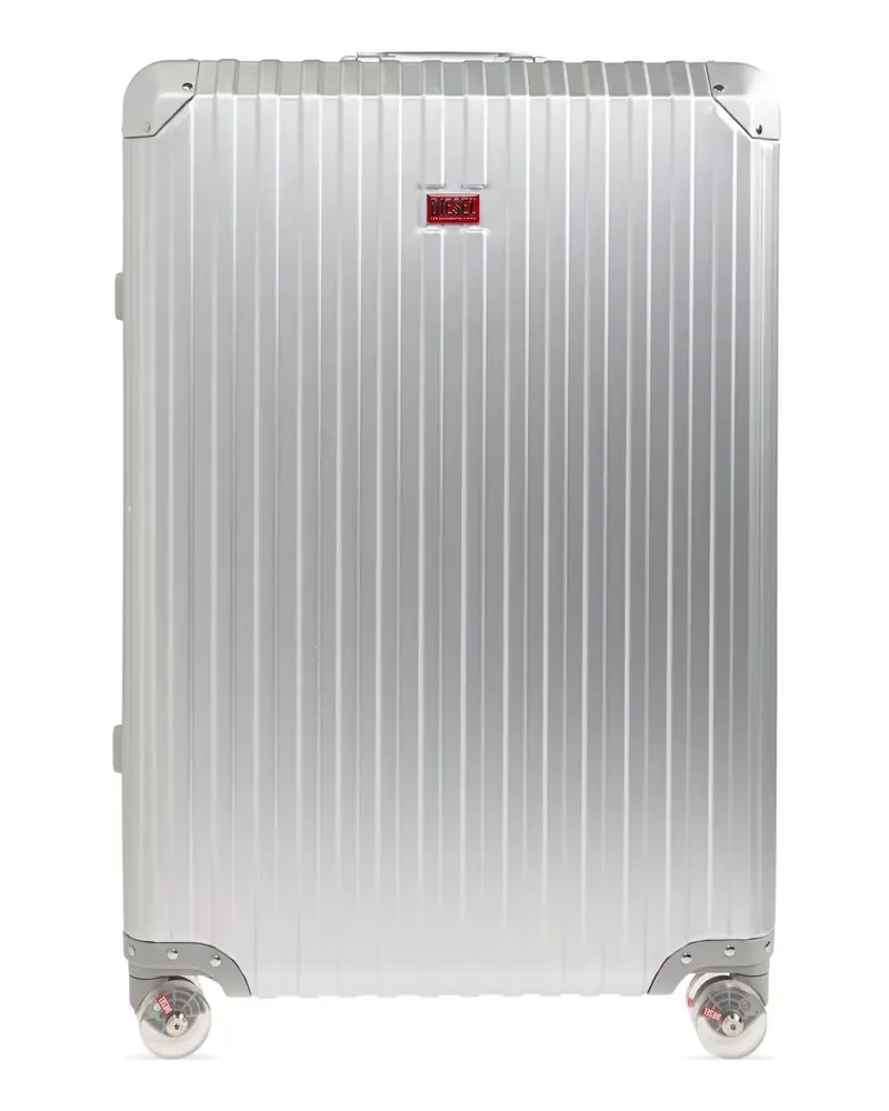 Diesel grooved suitcase - Silber Silber