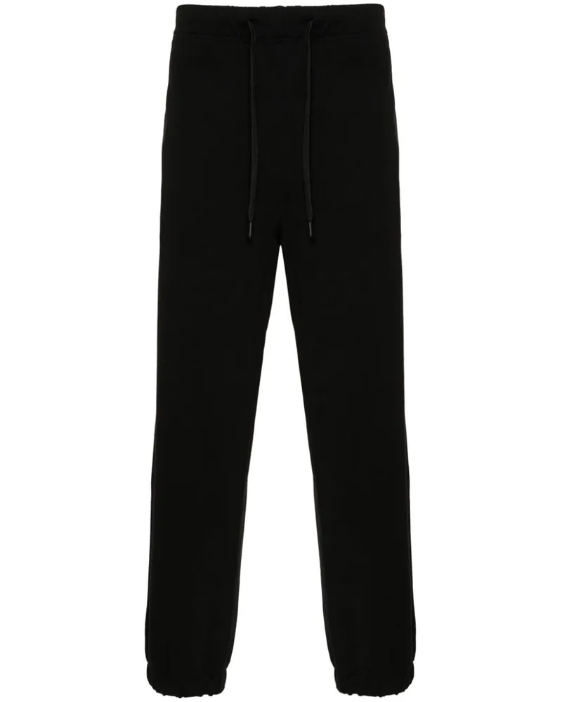 Versace Jeans Jogginghose mit Logo-Streifen - Schwarz Schwarz
