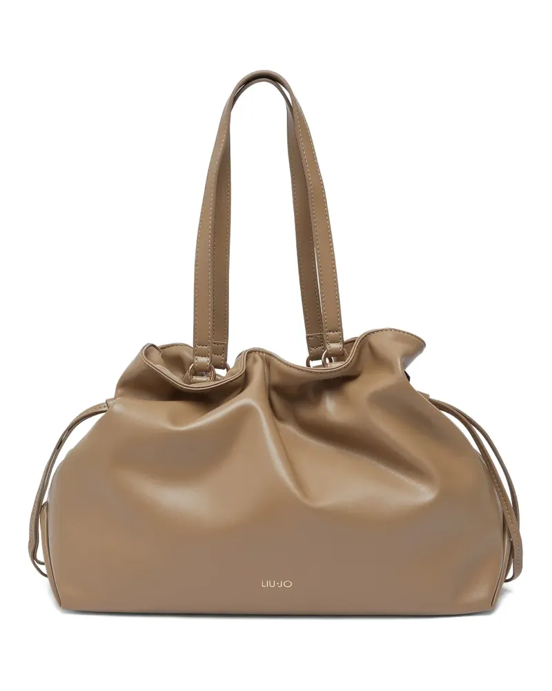 Liu Jo Große Riccy Schultertasche - Braun Braun