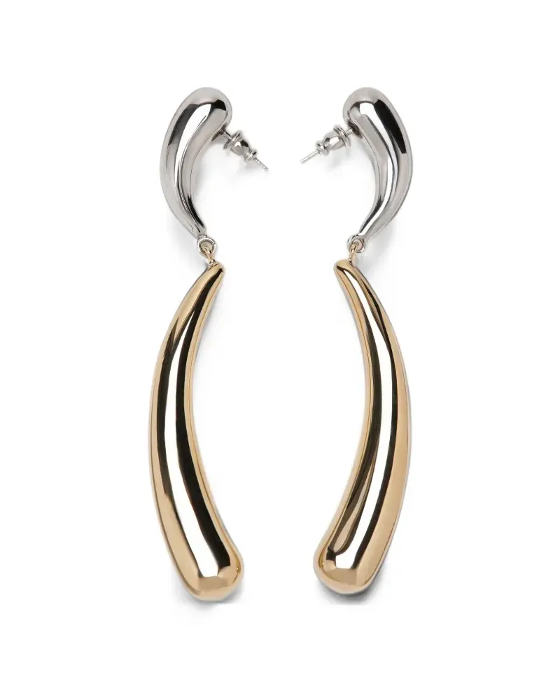 PANCONESI Blow Up Forma earrings - Silber Silber