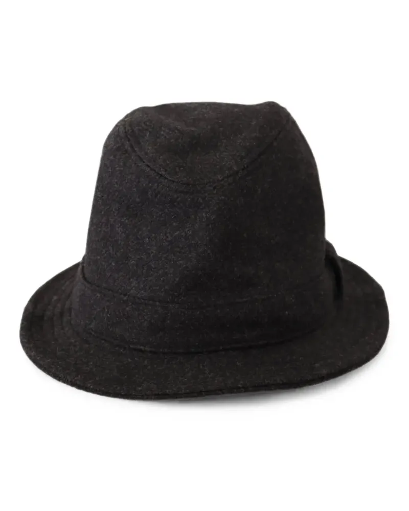 Dolce & Gabbana logo-plaque fedora hat - Grau Grau