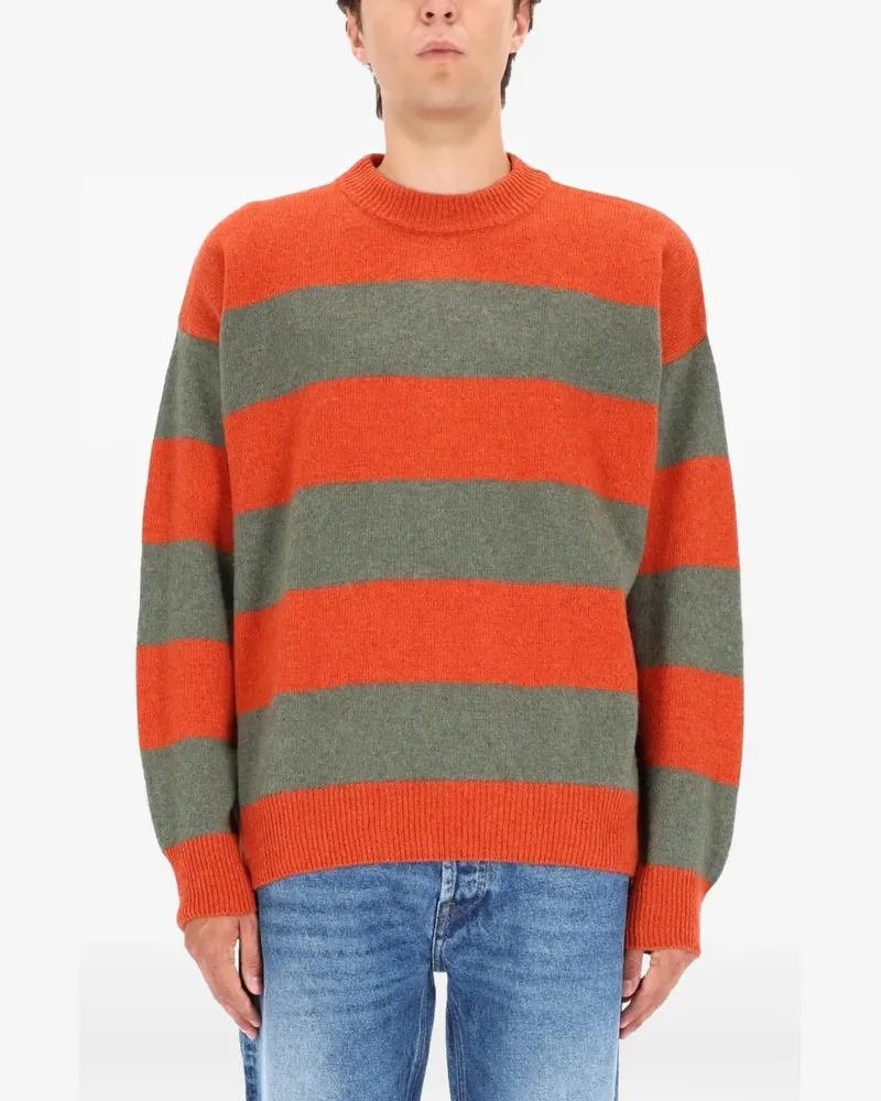 Amish striped sweater - Orange Orange