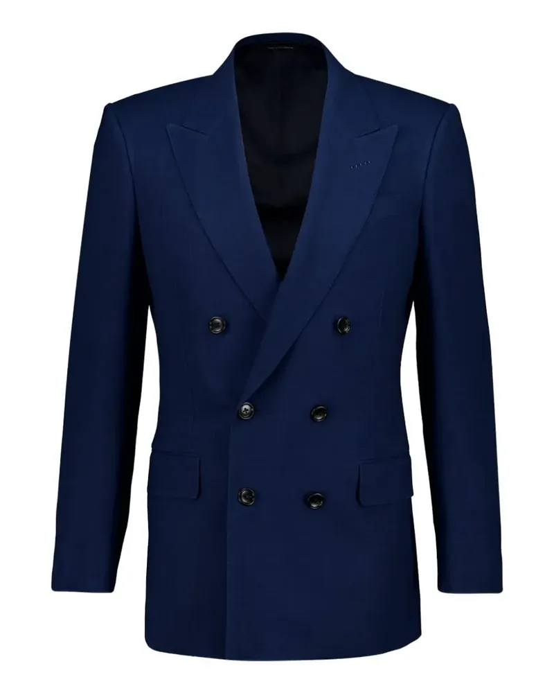 Tom Ford Doppelreihiges Sakko - Blau Blau