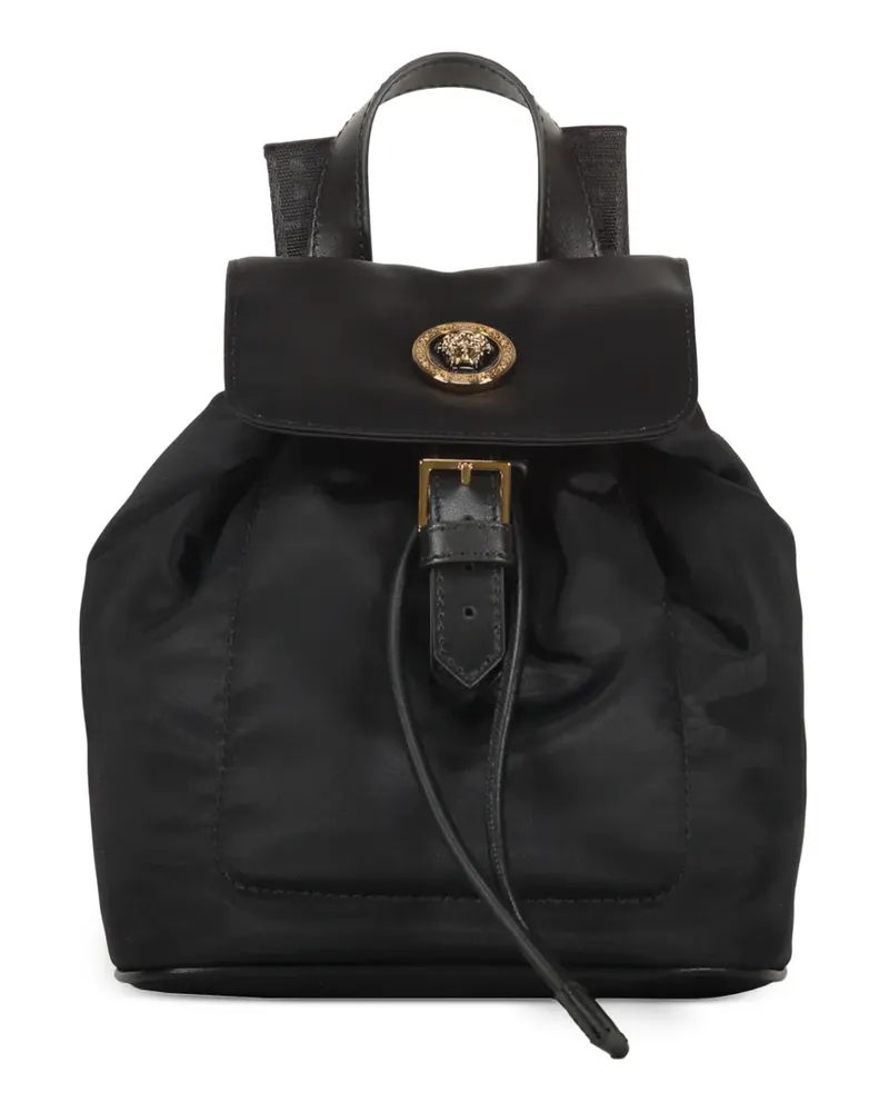 Versace Rucksack mit Medusa-Kopf - Schwarz Schwarz