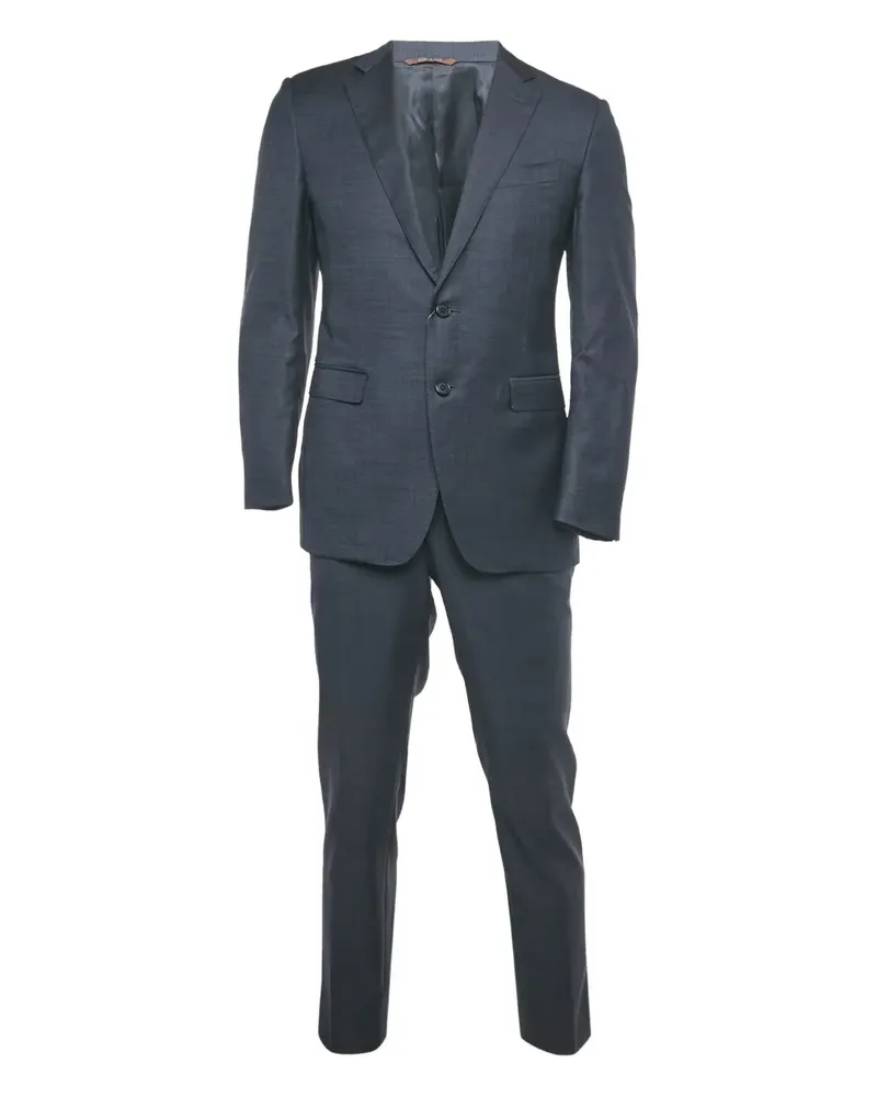 Canali wool two-button suit - Blau Blau