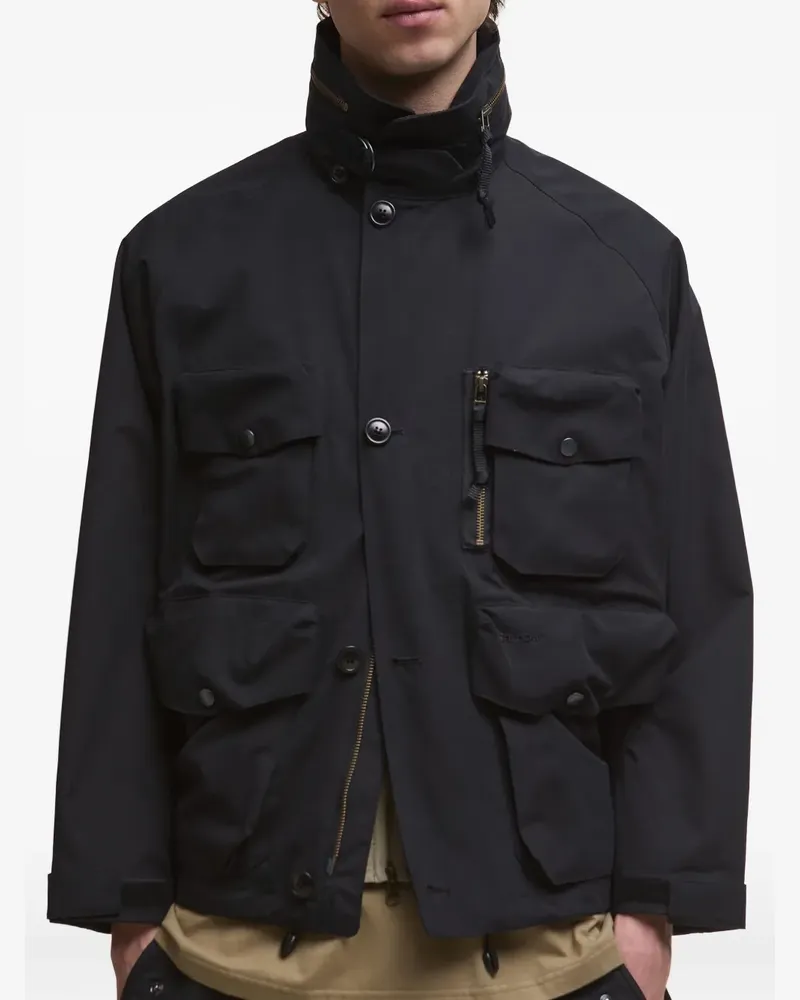 Barbour Westdale Jacke mit mehreren Taschen - Schwarz Schwarz