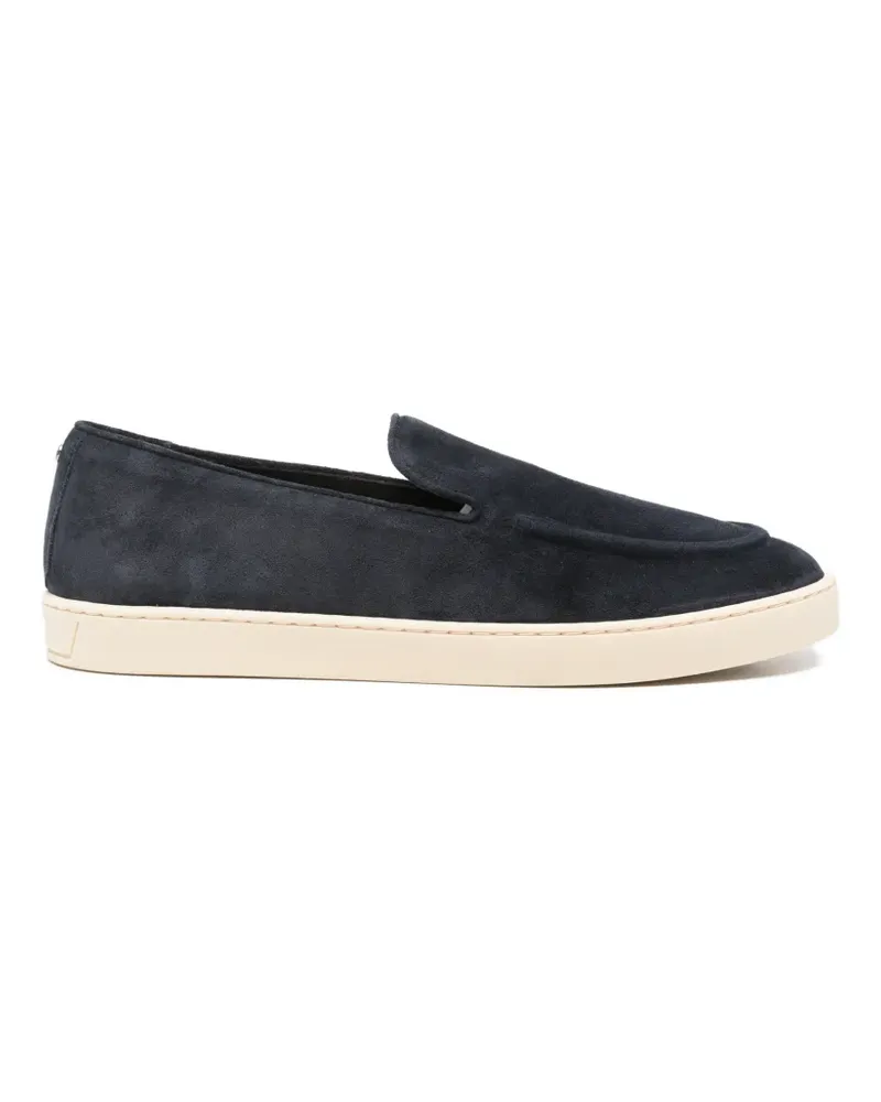 Canali suede loafers - Blau Blau